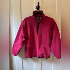 Woolrich Vintage Fleece 1/4 Zip Pull Over Hot Link Sweater Size S